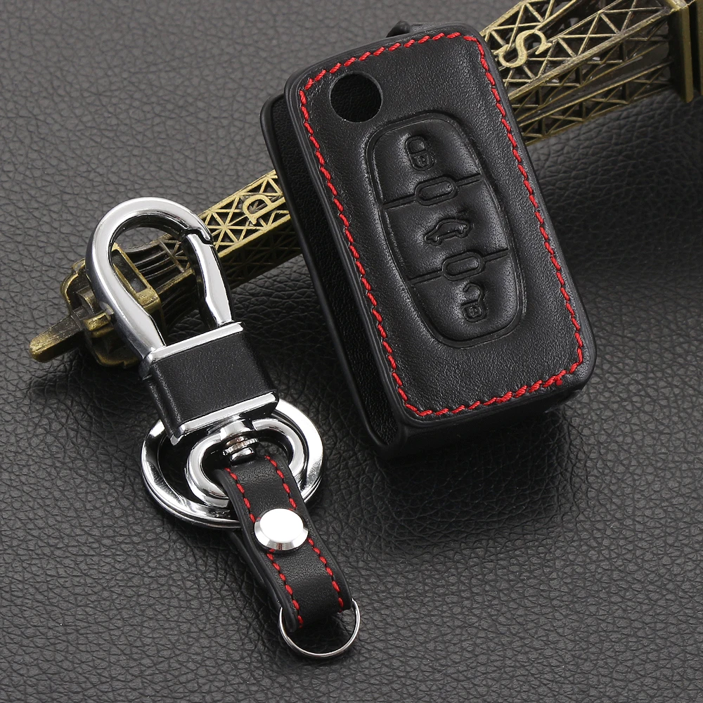 NEW Car Key Fold Cover For Peugeot 206 207 307 407 308 607 Citroen C2 C3 C4 C5 C6 Quatre 3 Button Remote Keys car styling | Автомобили и