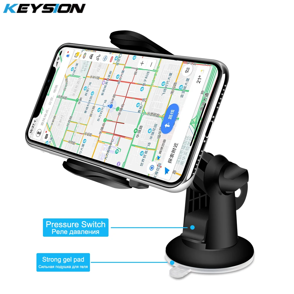 KEYSION Универсальный Выдвижной Автомобильный держатель для телефона GPS навигатор