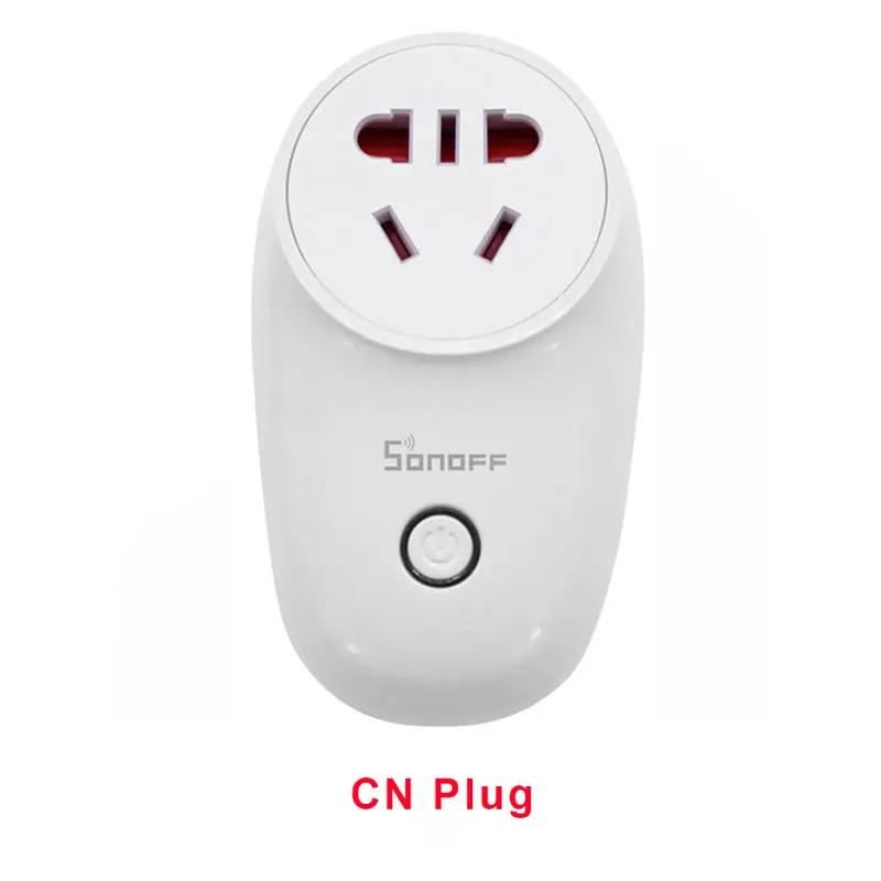 CN PLUG Sonoff S26 WiFi умная розетка беспроводной штекер розетка переключатель домашней автоматизации для Amazon Assistant US/UK/CN/AU/EU - Комплект: CN PLUG