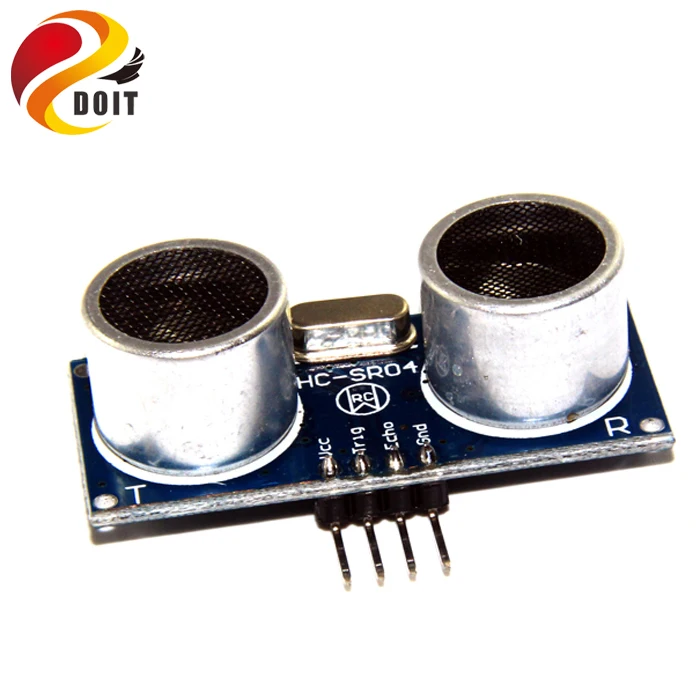Original DOIT 10pcs Ultrasonic Module HC-SR04 Distance Measuring Transducer Sensor HC SR04 HCSR04 for Robot Car Chassis Model | Игрушки и