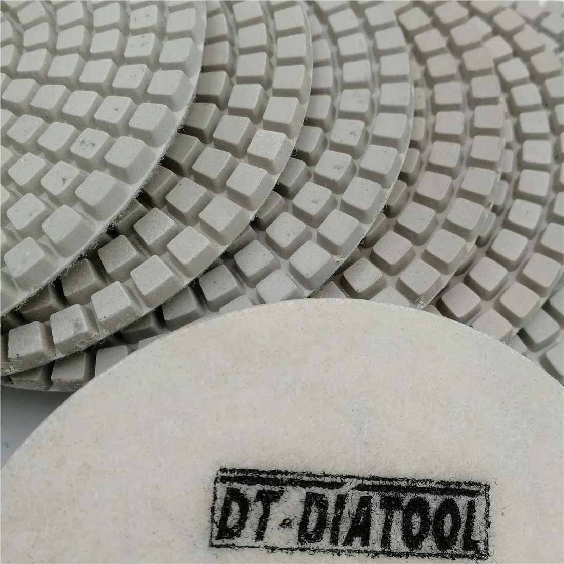 DT DIATOOL 10 шт. Грит #3000 диаметр 4 &quotпрофессиональные белые алмазные шлифовальные