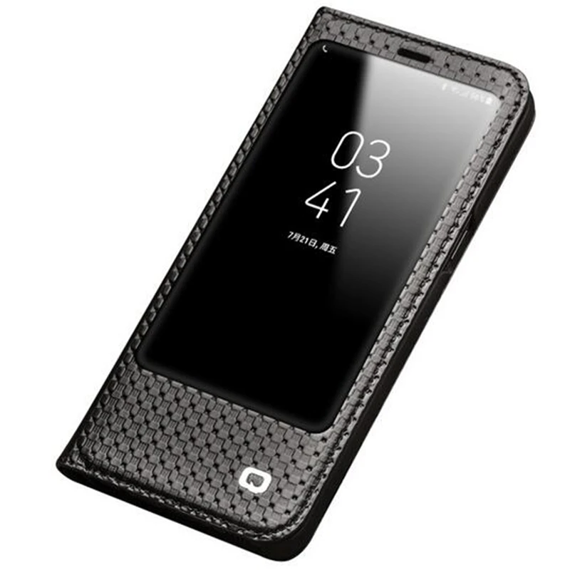 

QIALINO Fashion Genuine Leather Case Cover for Samsung Galaxy S8 Flip Bags cover case for Samsung Galaxy S8 plus