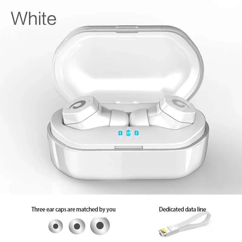 Новые наушники F8 Bluetooth 5 0 3D стереонаушники беспроводная гарнитура мини-наушники