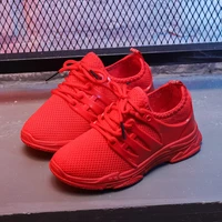 lightweight kids shoes children sneakers child sneakers 2020 spring boys sports running shoes baby girls black red mesh shoes