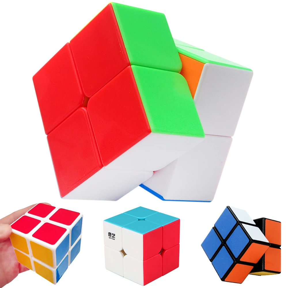 

Скоростной Карманный волшебный куб 5 см 2*2*2 на 2x2x2 QIYI ShengShou двухслойный мини-Фотофон для детей профессиональные кубики