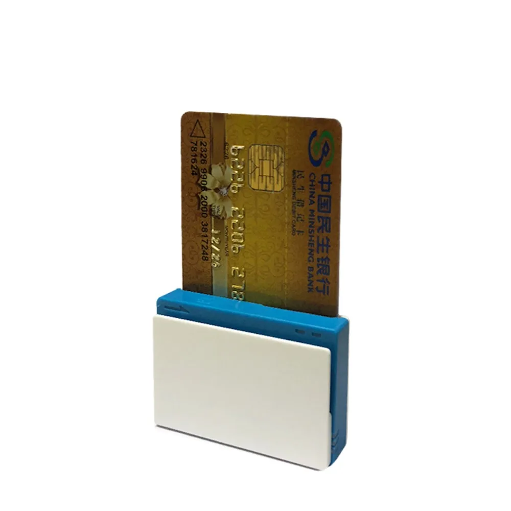 Дешевый EMV сертификат Bluetooth портативный IC Магнитный Мобильный смарт кард ридер с