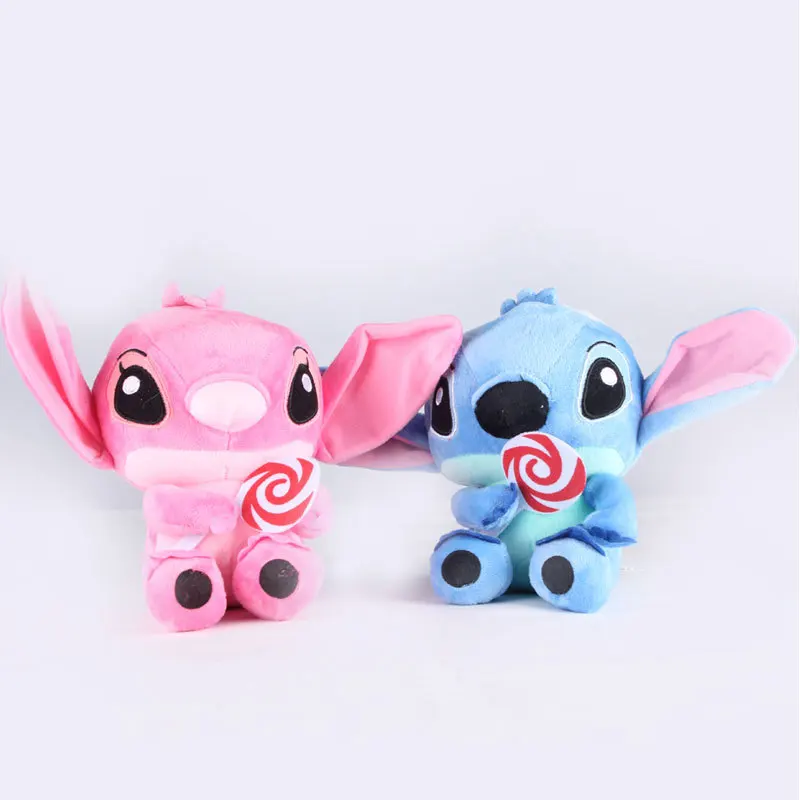 2pcs / lot kawaii Stitch plush doll Toys anime lilo and 20cm Stich for children birthday gift couple | Игрушки и хобби