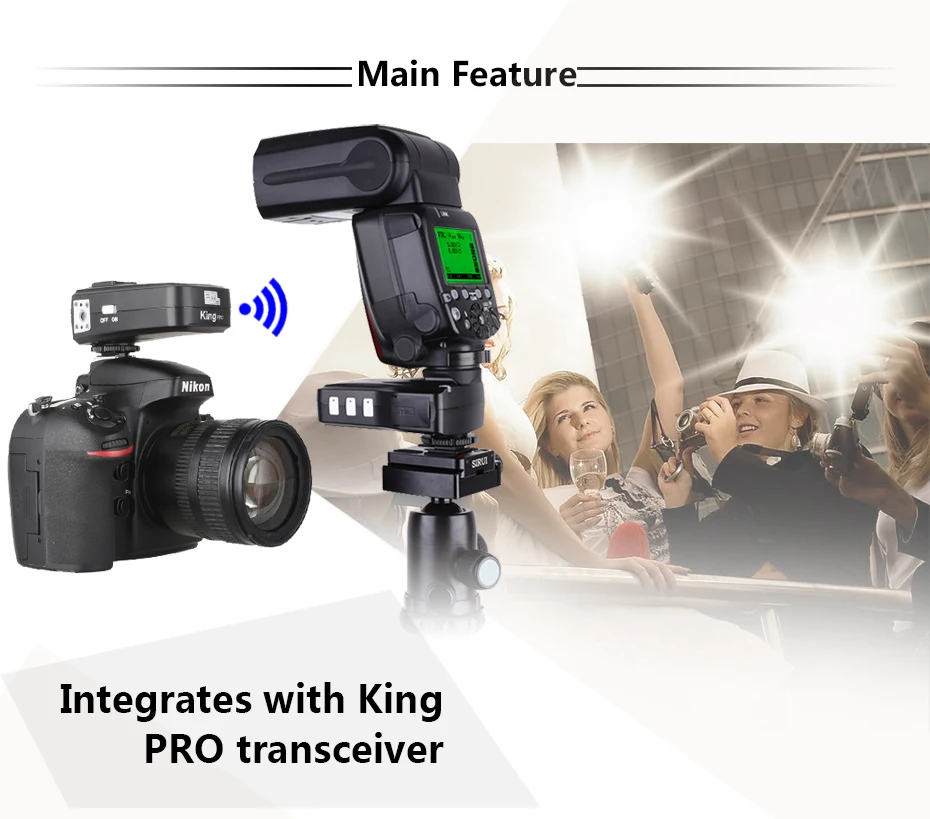 Pixel King X RX 2 4G TTL беспроводной триггер приемник Высокоскоростная синхронизация 1/8000