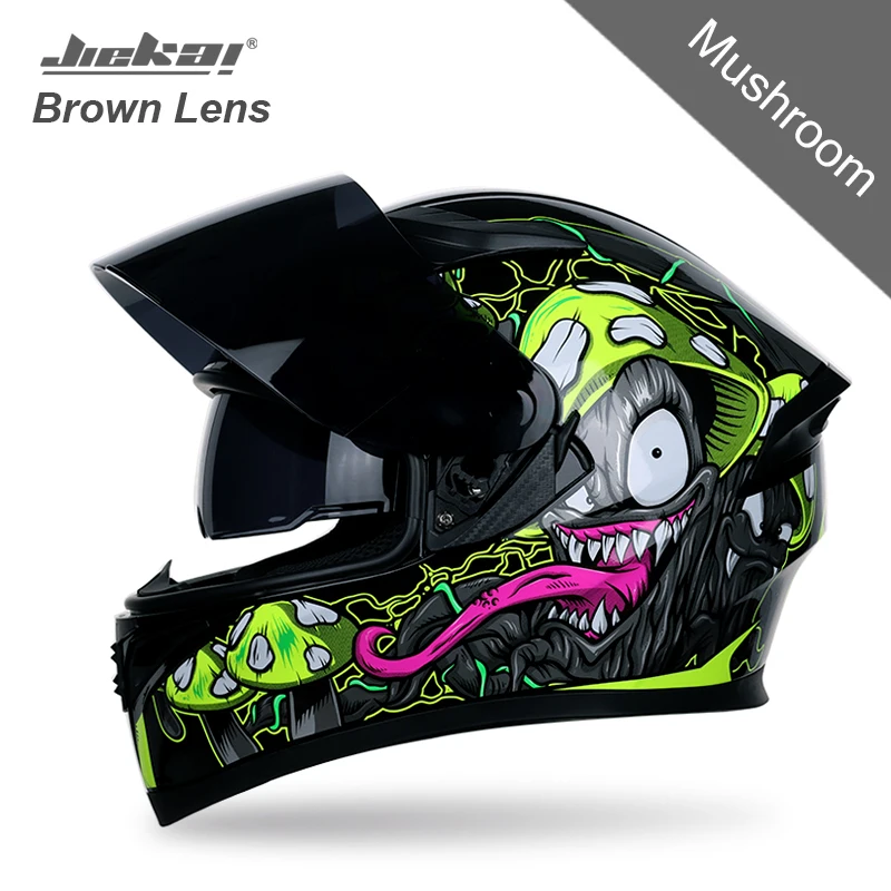 Full Face Motorcycle Helmet 2 Windshield Quick Release Lens Safe Casco Casque Motorbike Racing DOT Approved | Автомобили и