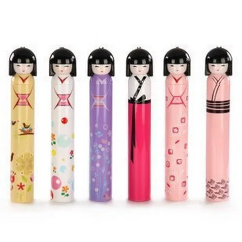 Новинка кукла Kokeshi складной зонт японские куклы Милые Складные кимоно в бутылке