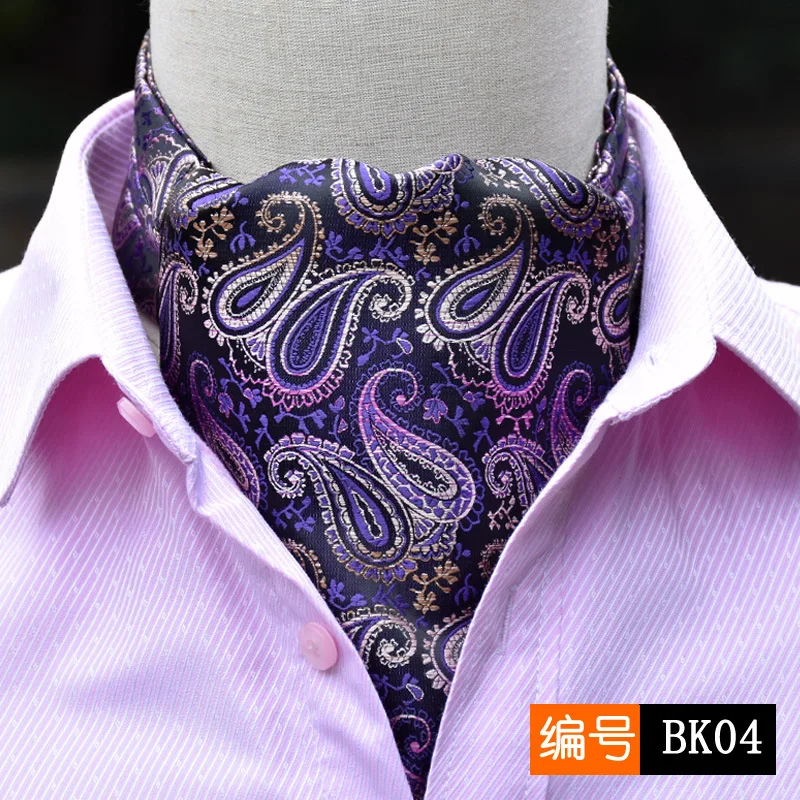 

27 Style 2020 Fashion Luxury Polyester Silk Printed Men Scarf Polka Dot Scarves Suit England Jacquard Weave Ties Paisley Wedding