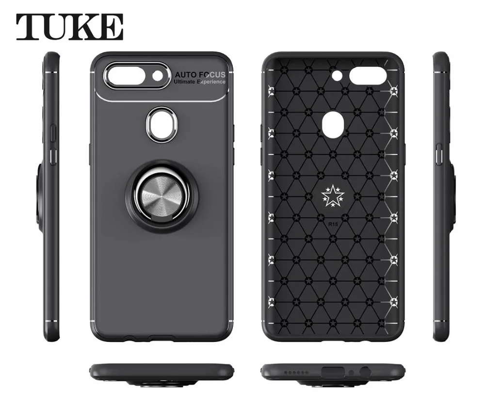 Для Oppo R15 кольцо держатель Мягкие TPU 360 градусов вращения анти-скольжения