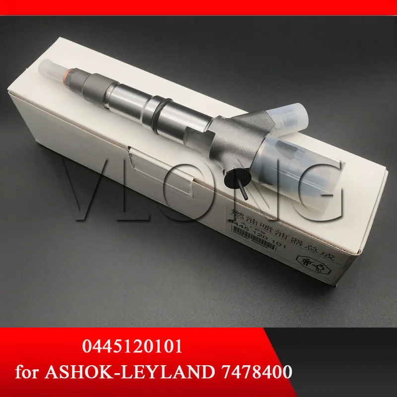 Common rail Фюле инжектор 0445120101 для ASHOK LEYLAND 7478400 QUANCHAI|Топливный инжектор| |