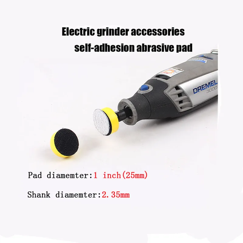 Абразивная наждачная бумага 1 дюйм 2 35 мм хвостовик|grinder accessories|abrasive pad2.35mm shank |