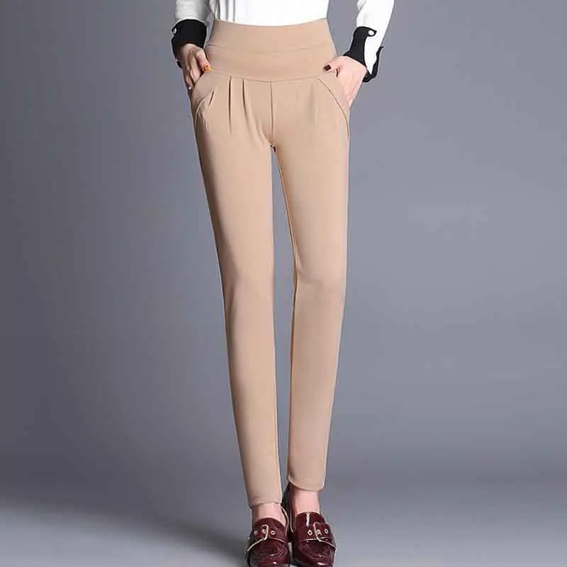 Women plus size harem pant lady full length leggings sexy high waist Spring Autumn Trousers red green black khaki pants | Женская одежда
