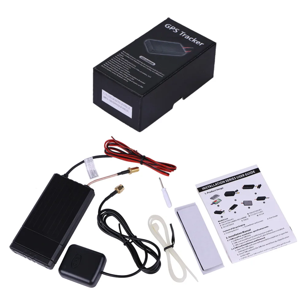 Автомобильный gps трекер T8124BMW GSM + LBS Wi Fi дистанционный аккумулятор система
