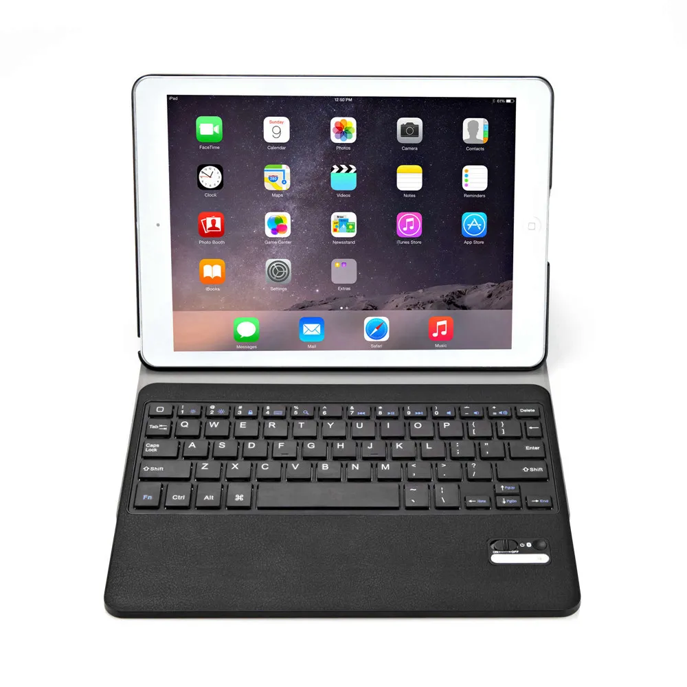 Для iPad Pro 9 7 A1673 A1674 A1675 тонкий умный чехол из искусственной кожи + Съемная