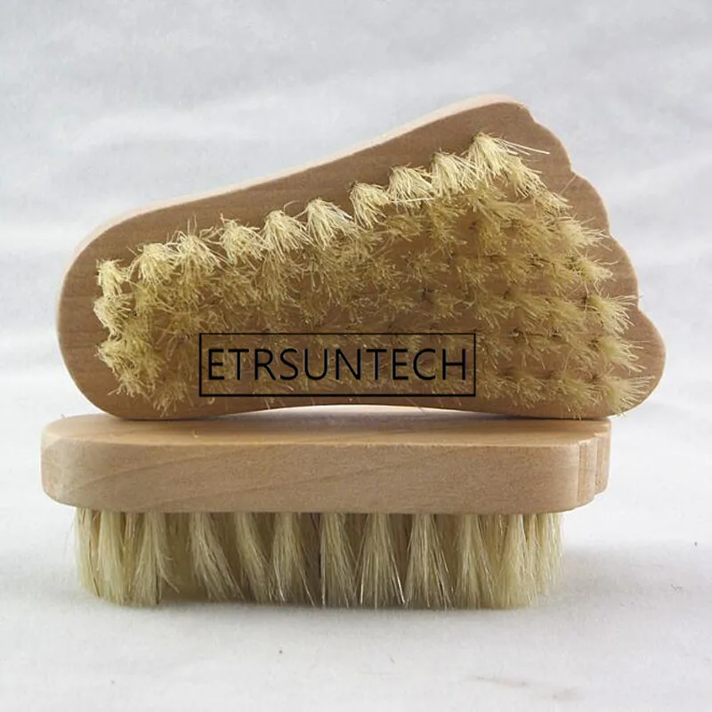 Vendre Brosse En Bois Poils Naturels 100 Pièces | Brosse En Forme De Pied, Poils De Sanglier, Brosse Pieds à La Main, Brosses En Bois, Exfoliant, Dissolvant De Peau Morte
