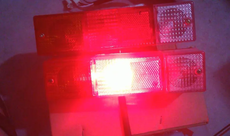 12v 24v 25W Галогенные вилочный погрузчик трактора трейлера грузовое судно кран грузовик ATV задний указатель поворота заднего тормоза задний фонарь противотуманной фары, поворотные огни