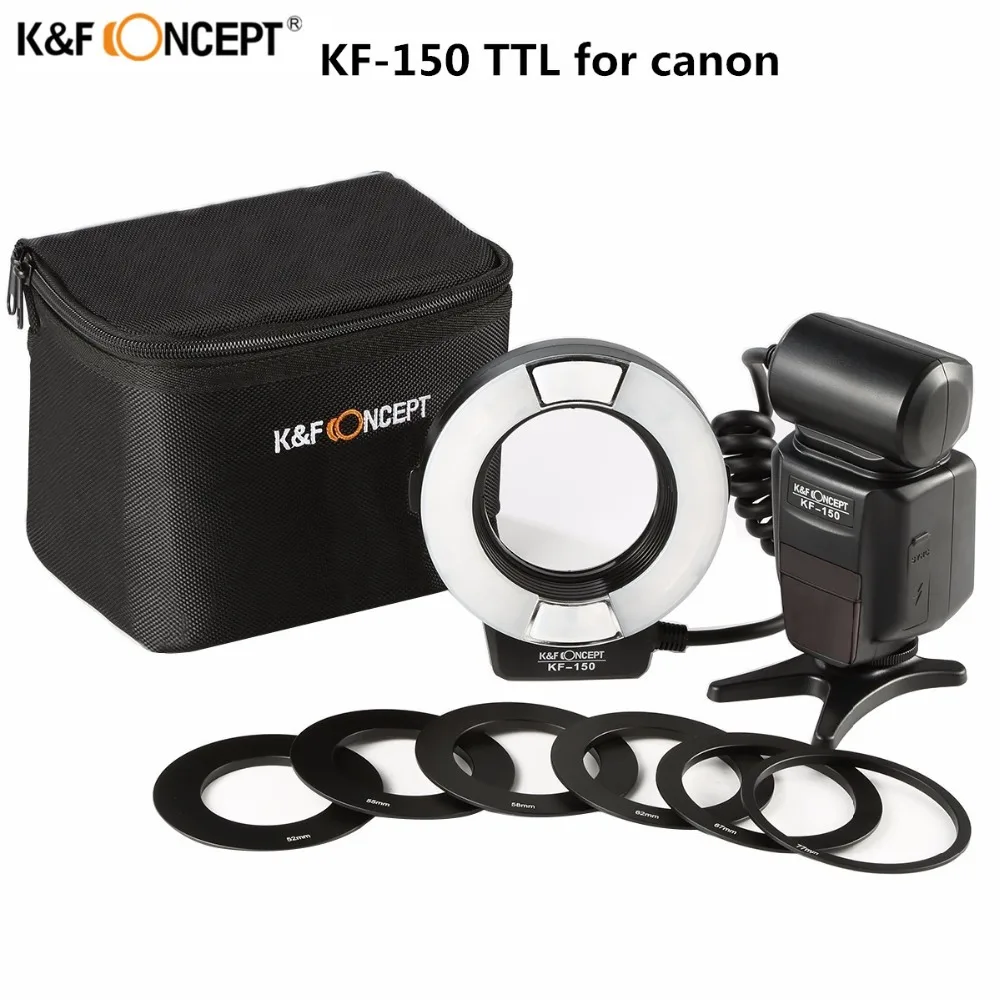 Новинка K & F CONCEPT Вспышка Speedlite Master Slave вспышка с режимом TTL отражателем для камеры