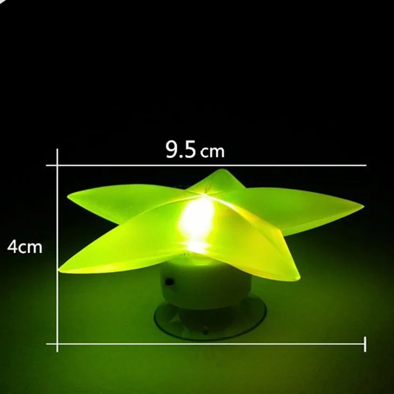

200X! Cheap LED pentagram sucker Night light with individual package decorative lamp button-down room sleeping lamp