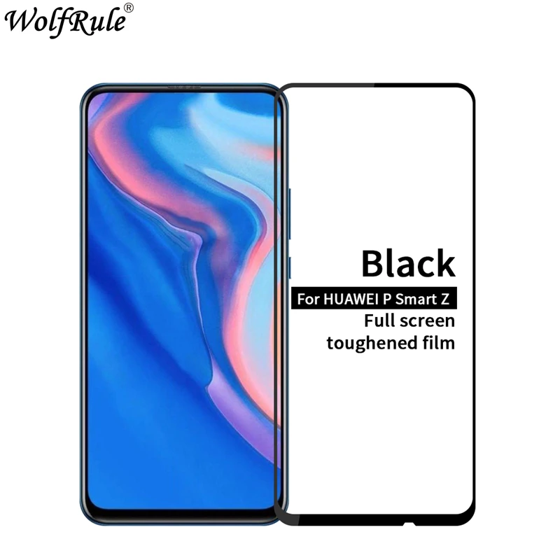 Стекло с полным покрытием для Huawei P Smart Z закаленное стекло Защита экрана