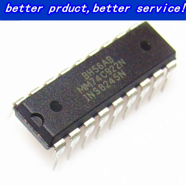 Бесплатная Доставка 10 шт./лот MM74C922N DIP18 MM74C922 74HC922N 74HC922 DIP Goodquality | Электроника