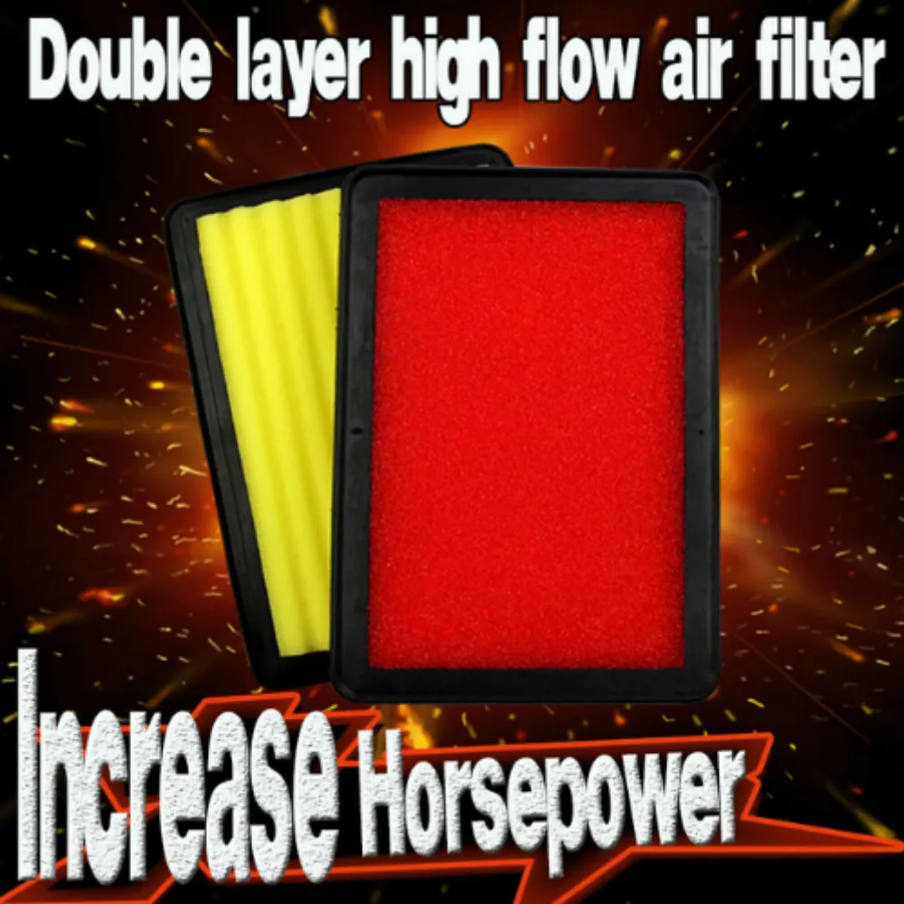 

1x Car Air Filter High Flow Air Filter Auto Super Hybrid Air Filters for MAZDA 6 1.8 2.0 2.2 2.3 2.5 2002-2012 (match kn 33-2278