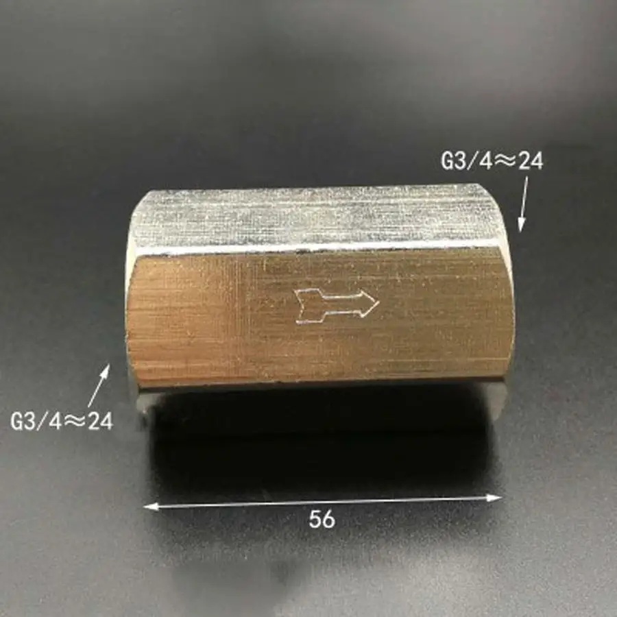 DN20 3/4 &quotBSP Женский никелированный латунный обратный клапан односторонний