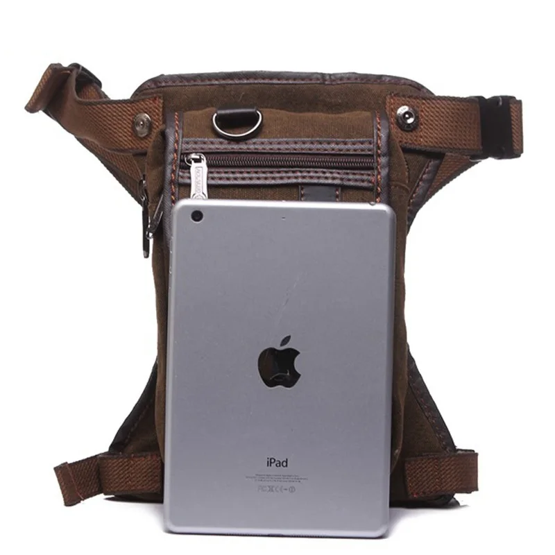 Винтажные популярные мужские поясные сумки многофункциональная холщовая