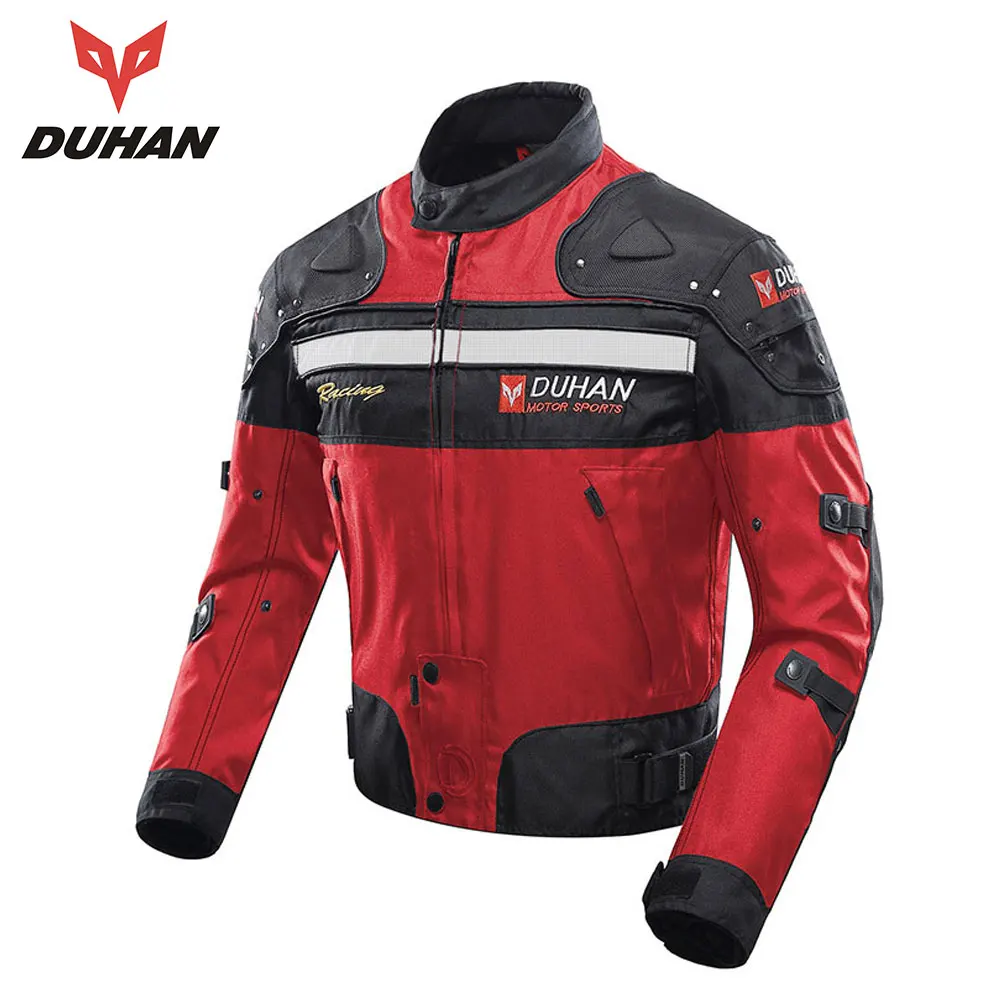 DUHAN Motorcycle jacket men Protective Moto Jacket Motocross Off-Road Dirt Bike Riding Windproof Jaqueta racing Clothing | Автомобили и