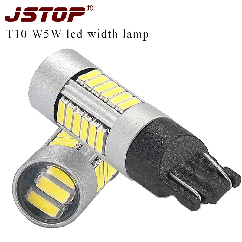 JSTOP Koleos-Lámpara LED de ancho para coche, luz de señal de 12V, alta calidad, 4014SMD 194 T10, para SUV U6 5 Sedan, w5w T10 canbus