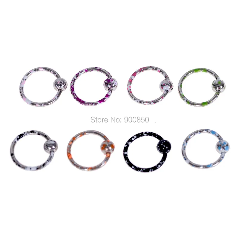 19 г Нос Кольца для пирсинга перегородки носа пирсинг ювелирные изделия женщин