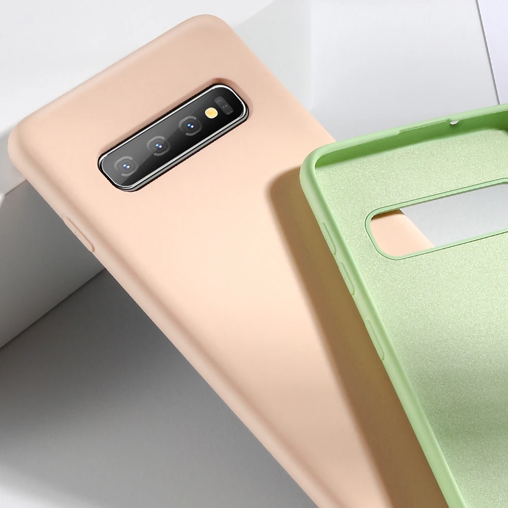 KISSCASE жидкий силиконовый чехол для телефона samsung A70 A50 S10 S9 S8 S7 J4 плюс крышка M20 M30 A7 A9