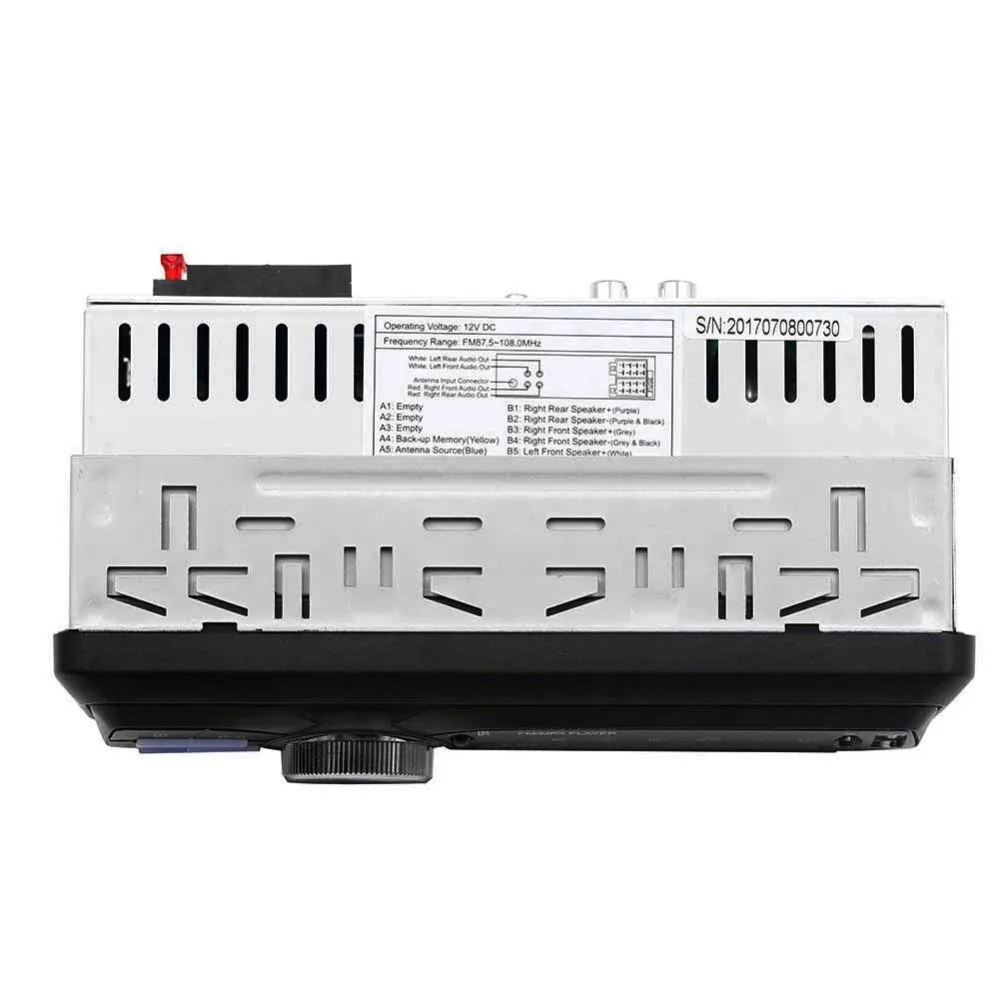 Авторадио Bluetooth Handsfree Автомагнитола RDS FM Aux приемник автомобильный аудио SD USB 1 din