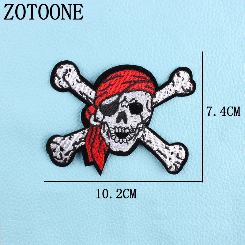 ZOTOONE/модные джинсы в стиле панк рок нашивка виде черепа 1 шт. железная или ПРИШИТАЯ