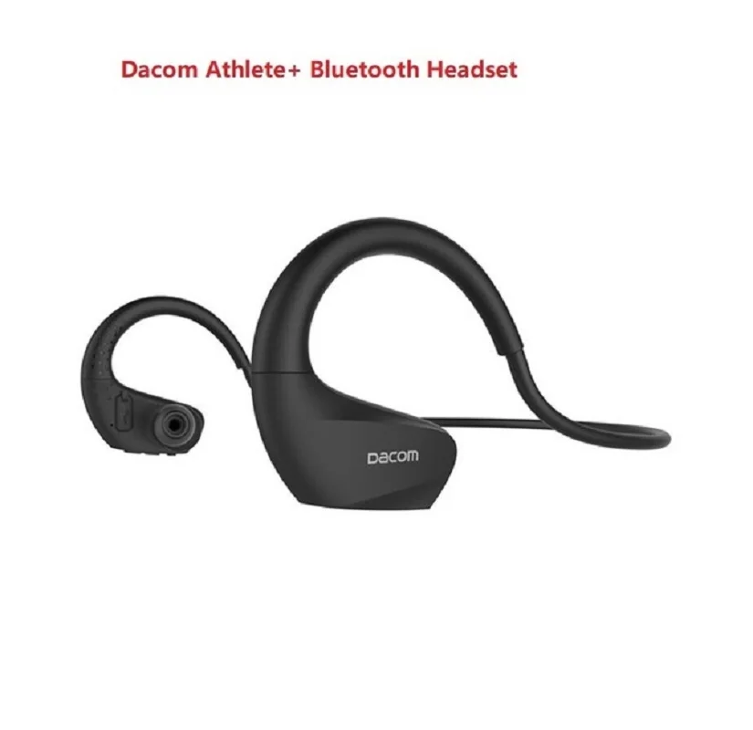blk Оригинальные Dacom Athlete Plus IPX7 водонепроницаемые спортивные беспроводные Bluetooth наушники G05 Plus HIFI бас для бега ушные крючки гарнитура - Цвет: blk