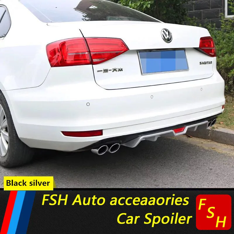 Для Jetta Задний Спойлер ABS задний бампер диффузор защитные бамперы для VW Body kit