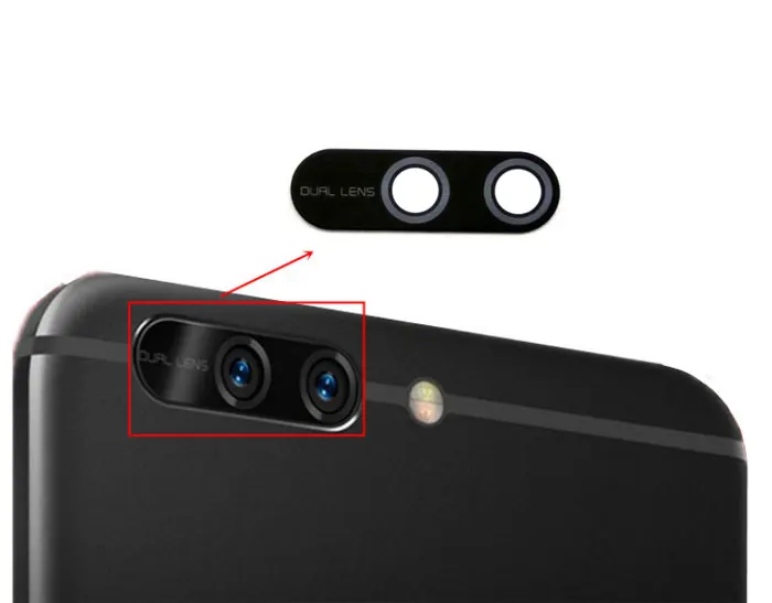 Новая задняя основная камера стеклянная крышка объектива для Huawei Honor V9 черная