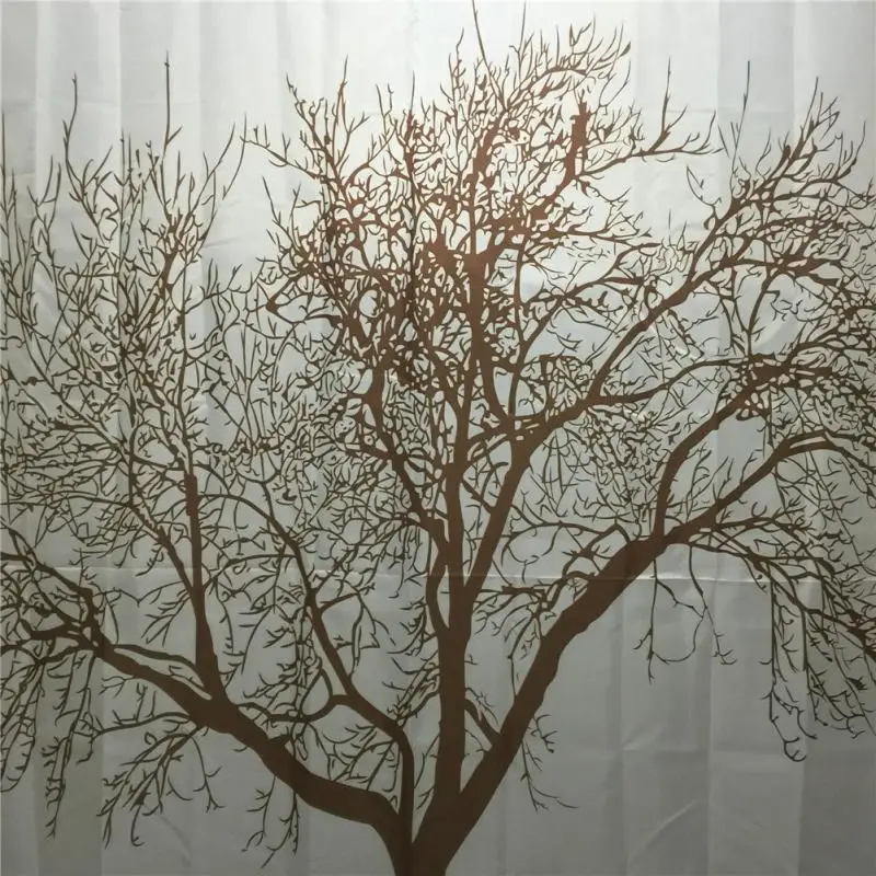 Креативный домашний декор полиэстер коричневое дерево Водонепроницаемая