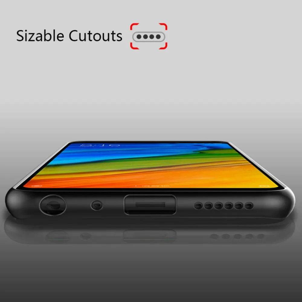 Чехол для Xiaomi Redmi Note 5 полноразмерный защитный тонкий прозрачный чехол из ТПУ и
