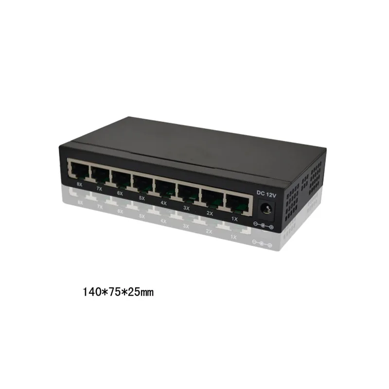 8 портов Gigabit Switch настольный коммутатор сети 10/100/1000 Мбит/с Ethernet коммутатор|8 port gigabit