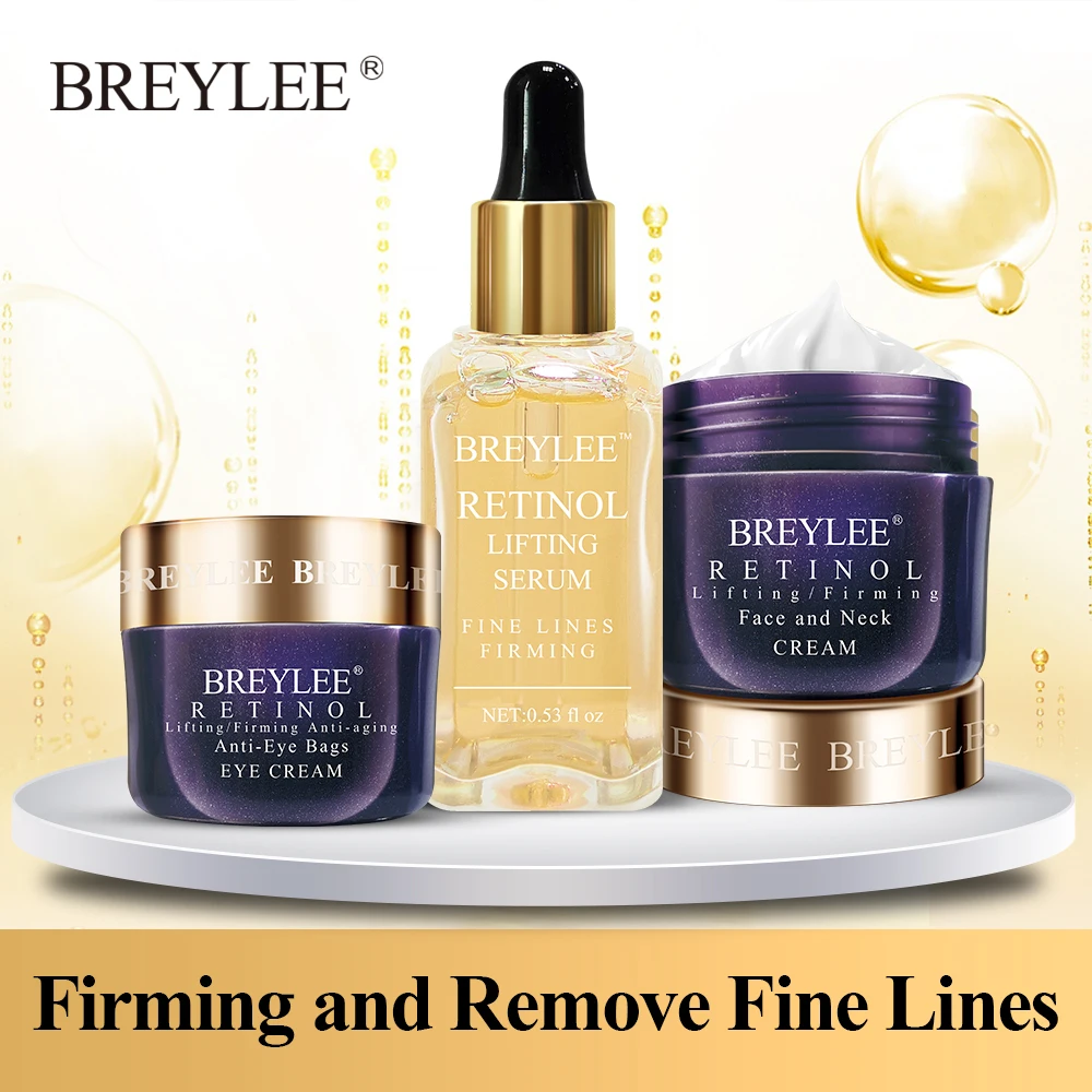 Breylee Retinol крем для лица от морщин набор ухода за кожей с омолаживающим эффектом