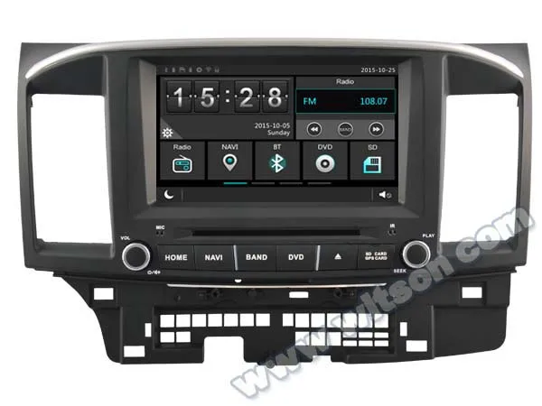 АВТОМАГНИТОЛА DVD GPS WITSON ДЛЯ MITSUBISHI LANCER с емкостным экраном+1080P+DSP+WiFi+3G+DVR+Профессиональное качество звука автомагнитолы.