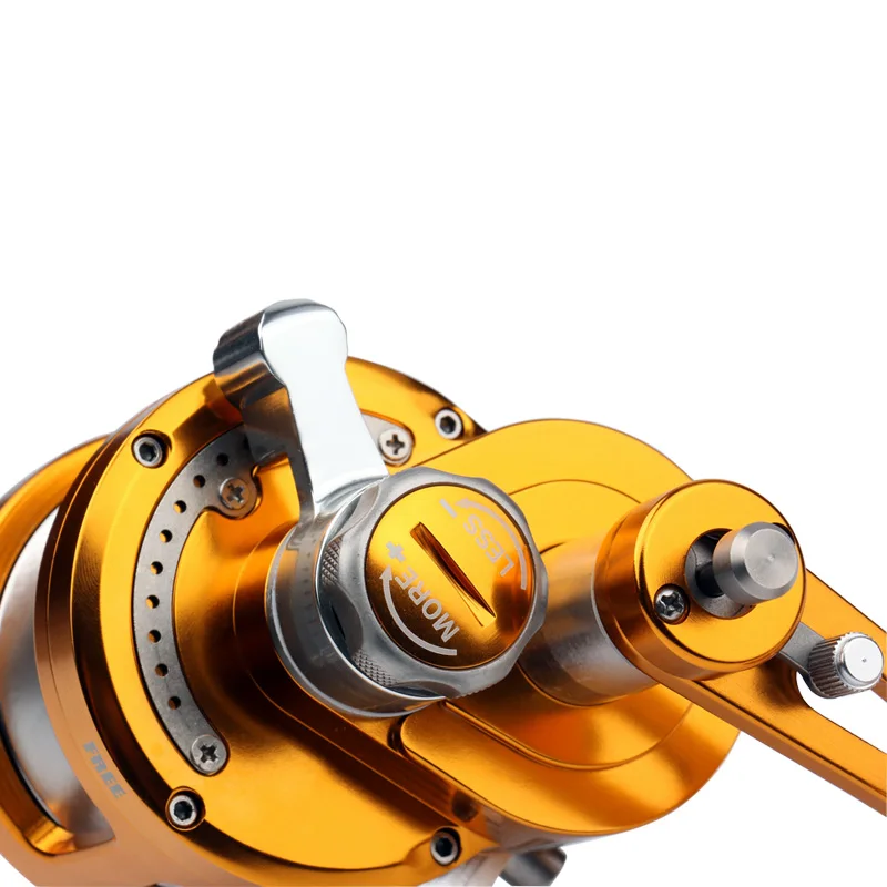 Полностью Металлическая барабанная катушка для троллинга 7 + 1BB рыболовное колесо