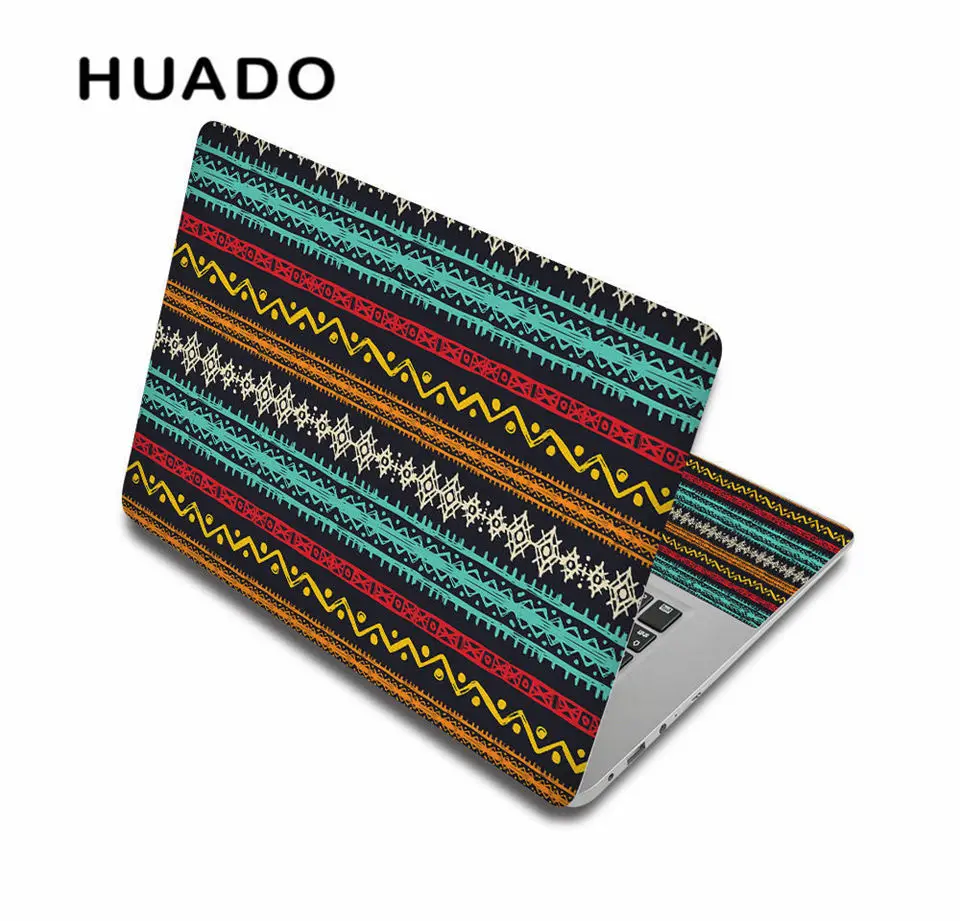 laptop skin 4 Полосатые стильные виниловые наклейки для ноутбука 15 17 13 14, кожаный универсальный чехол для ноутбука huawei matebook/acer/asus/lenovo yoga - Цвет: laptop skin 4