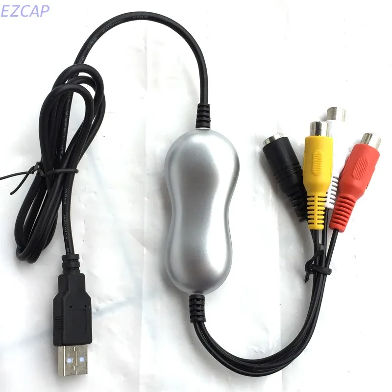 USB 2.0 Видео Audio Capture ТВ DVD VHS DVR Регистраторы преобразователя Аналоговое видео аудио