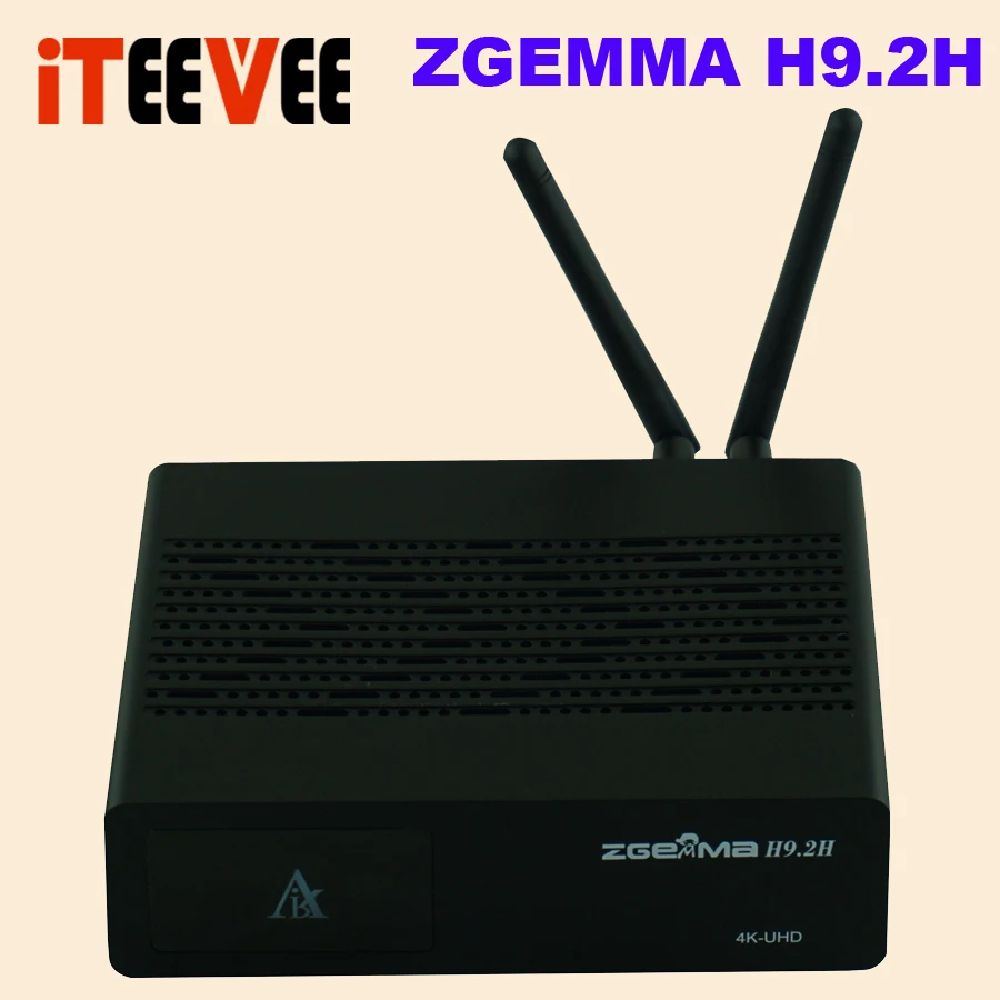 4K UHD Linux OS Enigma2 спутниковый ТВ приемник zgemma h9.2H DVB S2X + T2/C тюнер со встроенным Wi Fi 300