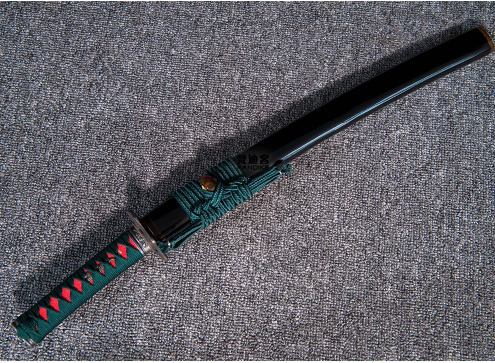Ручная работа 1060 высокоуглеродистой стали japane se самурай катана реального sharp короткий нож японский самурайский меч катана меч с ножнами