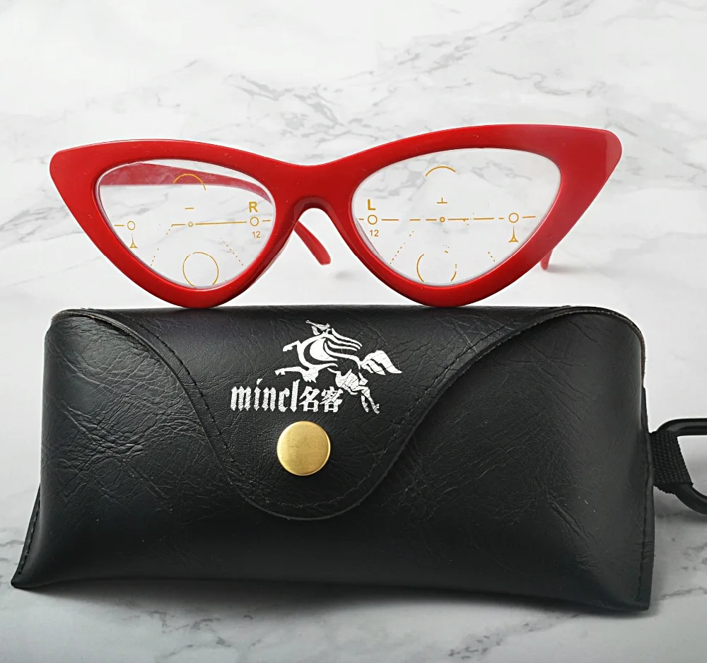 2018 высокое качество кошка прогрессивный мульти фокус очки для чтения женщин